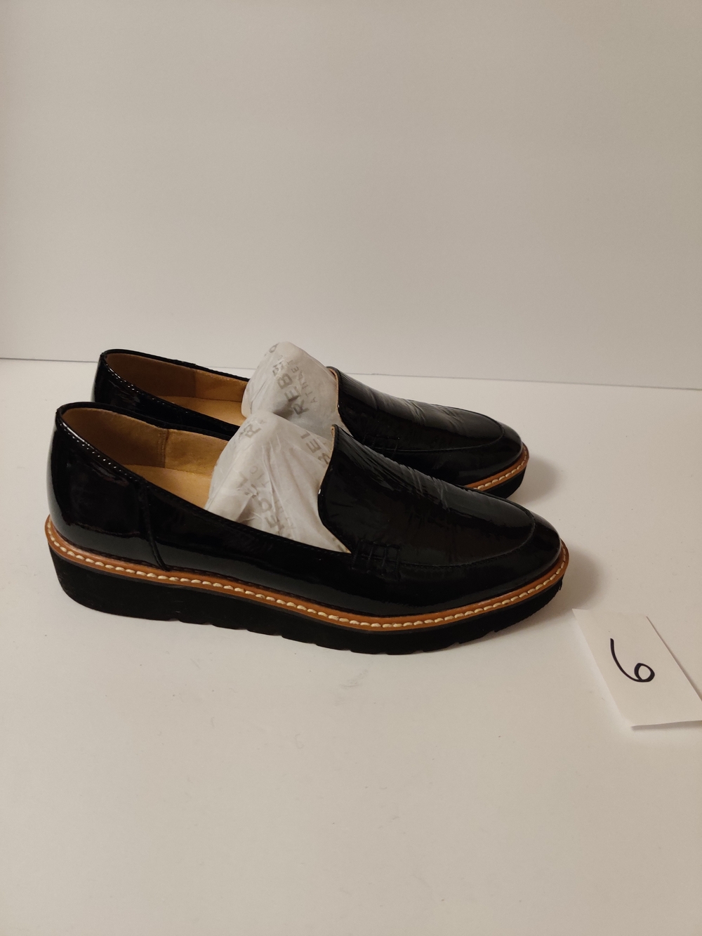 Naturalizer Black Patent Leather Slip-On Loafers 7.5